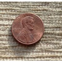 Werty71 США 1 цент 1987