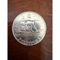 5 злотых 1936 года Кораблик