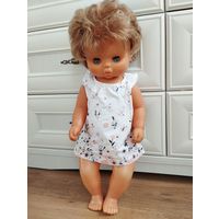 Куколка ГДР пупс большой в коллекцию высота 60 см одежда не родная