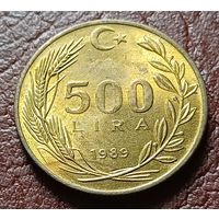 Турция 500 лир, 1989    ( 1-12-3 )