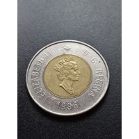 Канада 2 доллара 1996 г.-  Елизавета II