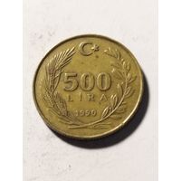 Турция 500 лир 1990