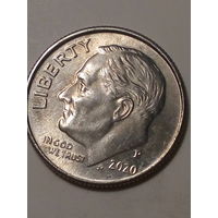 10 центов  США 2020 P  год