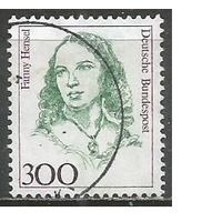 ФРГ. Фанни Мендельсон. Композитор. 1989г. Mi#1433.