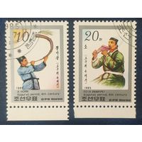 КНДР 1985 музыкальные инструменты.