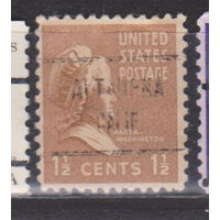 Известные люди личности США 1938 год Лот 7 С НАДПЕЧАТКОЙ ИЛИ ПРЕДВАРИТЕЛЬНЫМ ГАШЕНИЕМ