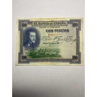 Испания 100 песет 1925 года- 2