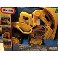 Экскаватор-трансформер+СУМАСШЕДШИЙ АВТОТРЕК +две машинки с ручкой( MGA Entertainment)одним лотом