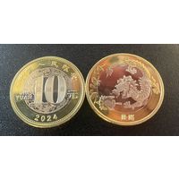 Китай 10 юаней 2024 Год дракона