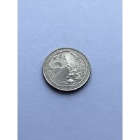 25 центов 2015 г., Автомагистраль Блу-Ридж, штат Северная Каролина, США