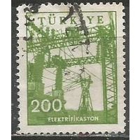 Турция. Высоковольтная линия. 1960г. Mi#1791.