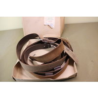 Ремни ротного барабана СССР, кожа, новые, 3 шт. одним лотам. Распродажа коллекции вещей. С РУБЛЯ! АУКЦИОН!