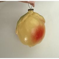 Персик на ёлку 1950г Культигрушка Советская Ёлочная игрушка подвеска каталог СССР