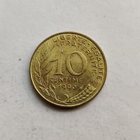 Франция 10 сантимов 1990 г.