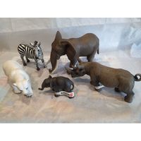 ФИГУРКИ  ЖИВОТНЫХ ШЛЯЙХ(ГЕРМАНИЯ) одним лотом