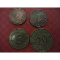 Набор монет Латвия