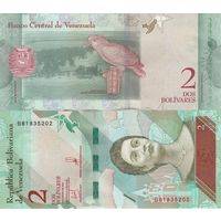 Венесуэла 2 боливара образца 2018 года UNC p101