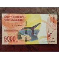 5000 ариари Мадагаскар 2017 г.