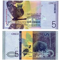 Сан Томе и Принсипи 5 добра образца 2020 года UNC pw76 серия AA