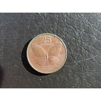 Филиппины. 25 сентимо. 1994. С 20 копеек. Распродажа коллекции. Смотрите другие лоты.