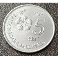 Малайзия 5 сенов, 2024    ( 1-4-1 )