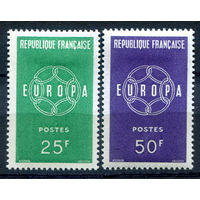 Франция - 1959г. - Europa CEPT - 2 марки - полная серия, MH [Mi 1262-1263]. #2-Fr-39-A-2