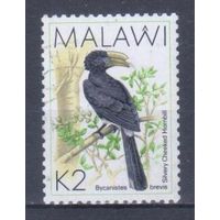 [771] Малави 1988. Фауна.Птица-носорог. Гашеная марка.