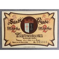 Банкнота 2 марки 1921 год. Люгде. Веймарская республика