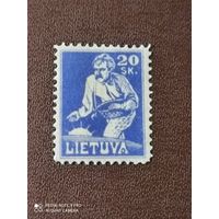ЛИТВА 1922 сеятель марка