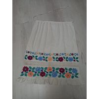 Передник, фартук вышитый старинный