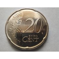 Эстония 20 евроцентов 2011г.(UNC) из стартового пакета