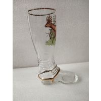Вазочка фужер сапожок с оленем, Германия