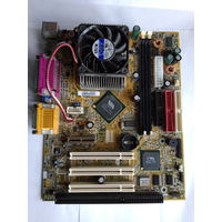 Gigabyte GA-6VEM + Celeron 1.2 GHz + кулер