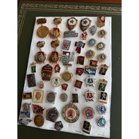 Значки с рубля