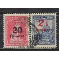 Турция Респ 1929 Кузнец с серым волком Крепость Анкара Надп Стандарт #882-3