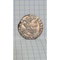 С 1 РУБЛЯ ! МОНЕТА 6 ГРОШЕЙ ВКЛ ПОЛЬША  СРЕДНЕВЕКОВЬЕ СИГИЗМУНД lll 1626 ГОД