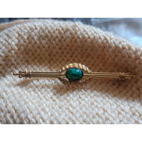 Брошь СССР позолота клеймо