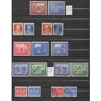 Германия.СОЮЗНАЯ ОККУПАЦИЯ!Марки 1947-48г.ЧИСТЫЕ ПОЛНЫЕ СЕРИИ-без наклеек и следов от них,с родным клеем! Но гашеные по Михелю оцениваются на много дороже!