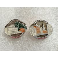Значки. Москва. Пятницкая улица. Большой Толмачевский переулок. Цена указывается за один значок. #-III-03/2-3