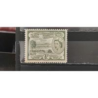 СЕНТ-КРИСТОФЕР, НЕВИС, АНГИЛЬЯ 1954г. Чист**