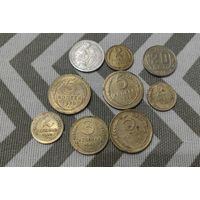 Лот монет раннего СССР