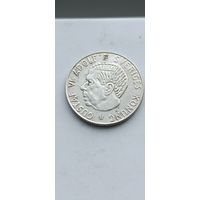 1 крона 1963 года. Швеция. Серебро 400. Монета не чищена. 481
