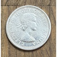 Канада 10 Центов Серебро 1964г.
