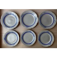 Тарелка Десертная Фарфоровая Аэрофлот Барановка СССР