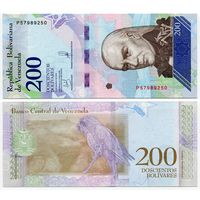 Венесуэла. 200 боливаров (образца 13.03.2018 года, P107b, UNC)