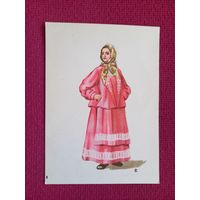 Девичий костюм Нижегородской Губернии. 1957 г. Чистая.