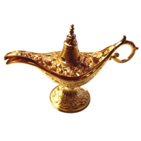 Статуэтка Шкатулочка Лампа Аладдина Металл/Сплав
