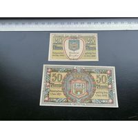 Германия-нотгельд  25.50 пфеннингов  1920 munnerstadt