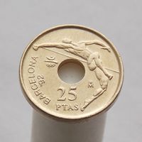 Испания 25 песет 1990  XXV летние Олимпийские Игры, Барселона 1992 /Король Хуан Карлос I/