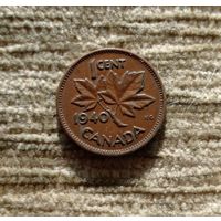 Werty71 Канада 1 цент 1940 Георг 6
